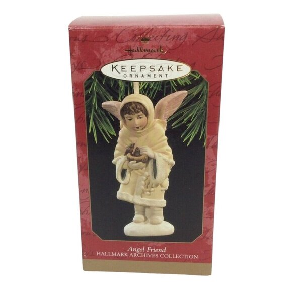 Hallmark Keepsake Ornament Angel Friend Porcelain Archives Collection Box 1997 - Picture 8 of 10